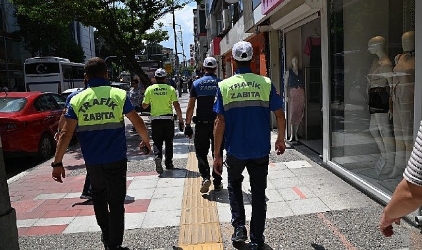 Büyükşehir’den Kaldırım İşgaline Denetim