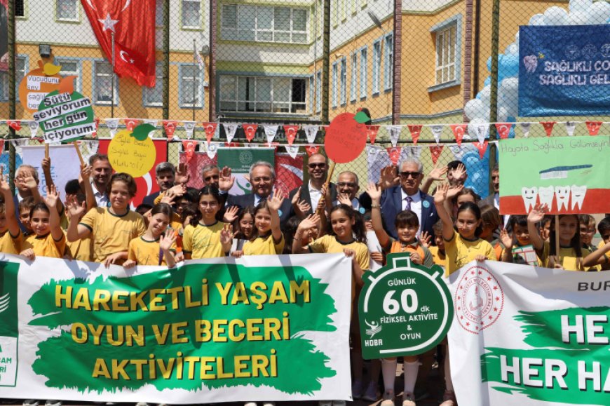Bursa’da Sağlık Elçileri Yetişiyor: “Sağlıklı Çocuk, Sağlıklı Gelecek” programı başladı