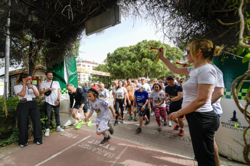 İzmir’de doğaseverler köy okulları için koştu