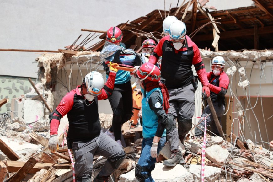 Kocaeli’deki deprem tatbikatı gerçeği aratmadı