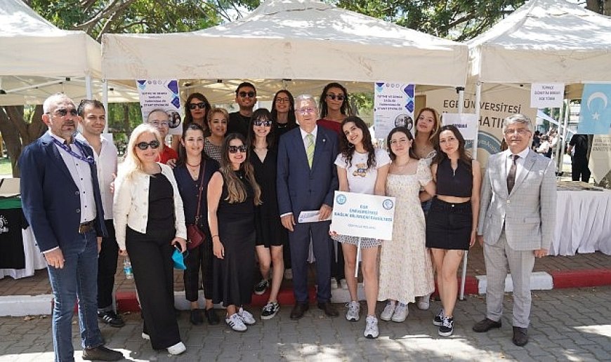 Ege Üniversitesinde bahar şenliği ateşi yakıldı