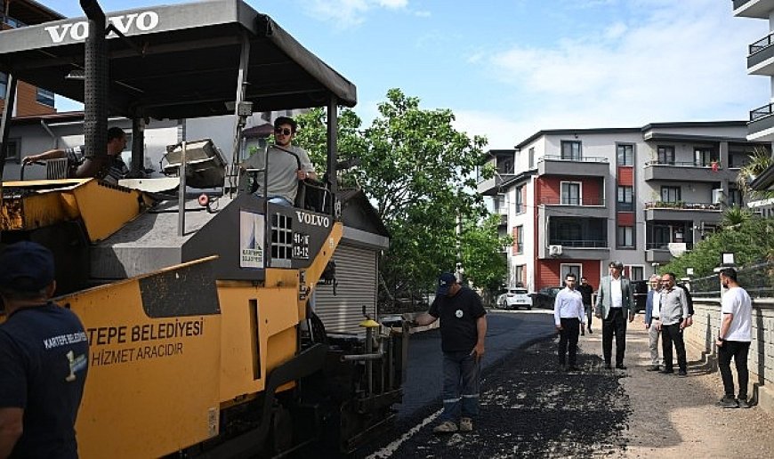 Ertuğrulgazi Mahallesi’ne 250 Ton Asfalt