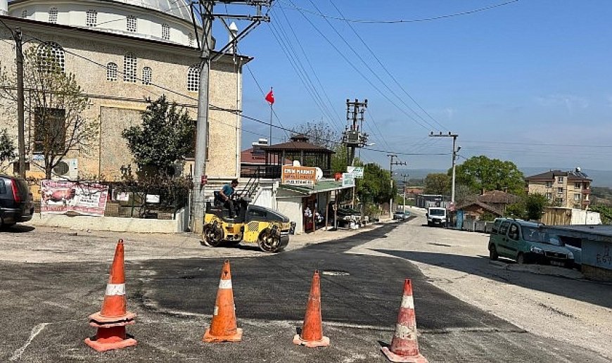 Gebze köylerinde hummalı yol çalışması