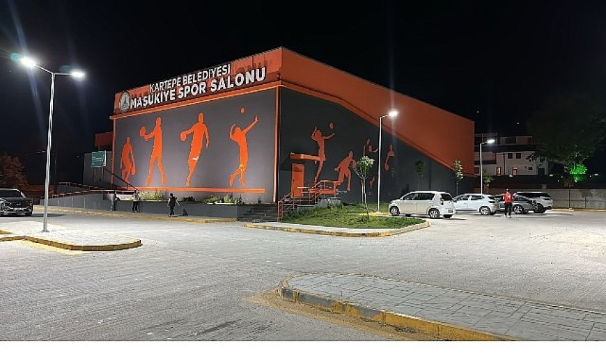 Maşukiye Spor Salonu Otoparkında Gece Kullanımı Artık Daha Güvenli