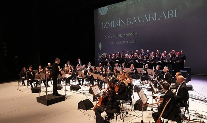 Maarif Orkestrası ve Halk Dansları Topluluğu, Bornova’da Sanatseverlerle Buluştu