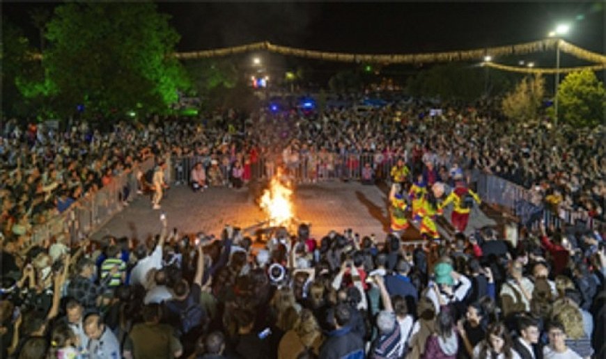 Hıdırellez ateşi Kültürpark’tan yükseldi