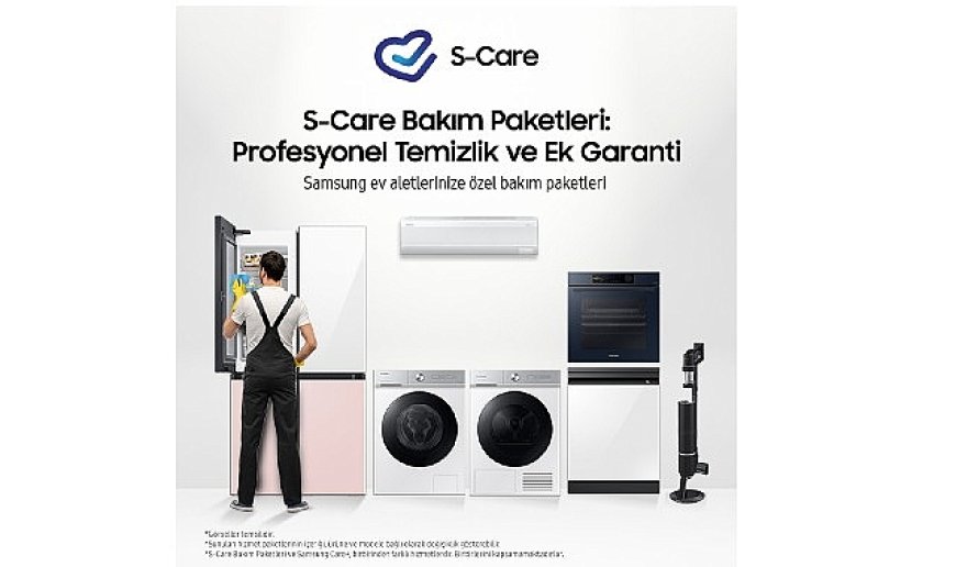 Samsung, ev aletleri için profesyonel bakım hizmeti başlattı