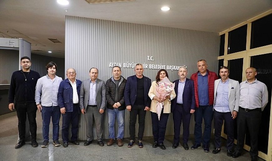 Başkan Çerçioğlu’na Nazilli Afyonlular Derneği’nden ziyaret