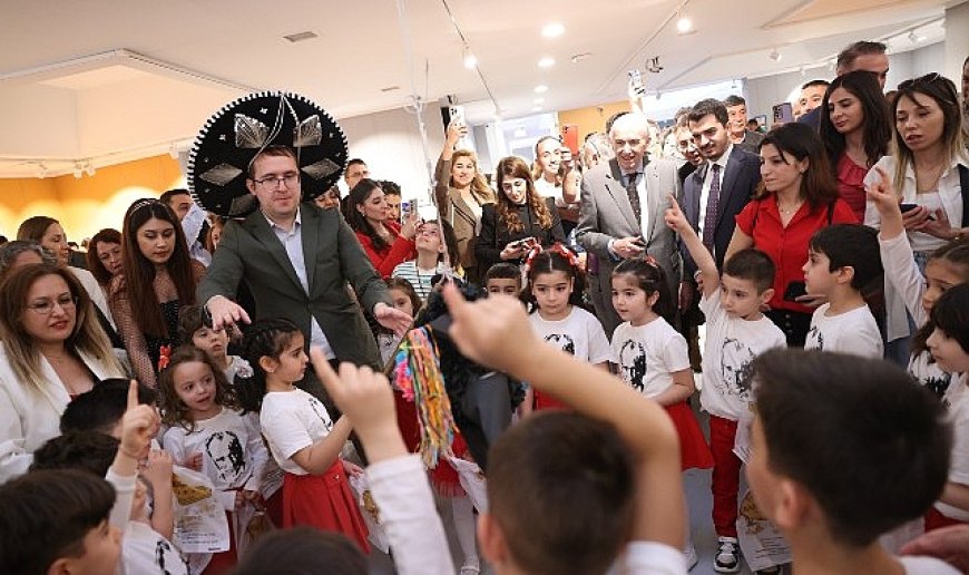 Çocukların renkli dünyası Çankaya’da sergilendi: Küçük Kalpler, Büyük Renkler