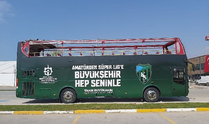 Şampiyonluk otobüsü kutlamalara hazır