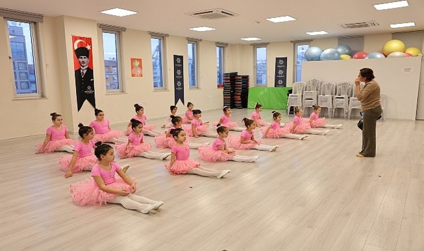 Başkan Çerçioğlu’nun Destekleri ile Aydınlı Minikler Bale Öğreniyor