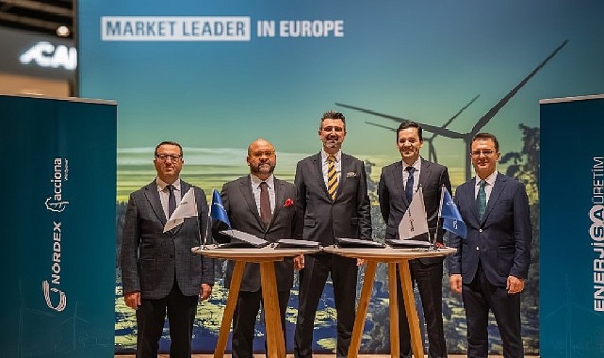 Enerjisa Üretim ve Nordex Group İş Birliğiyle Kurulacak Rüzgar Enerji Santralleri ile 1,5 Milyon Ton Karbon Salımı Önlenecek