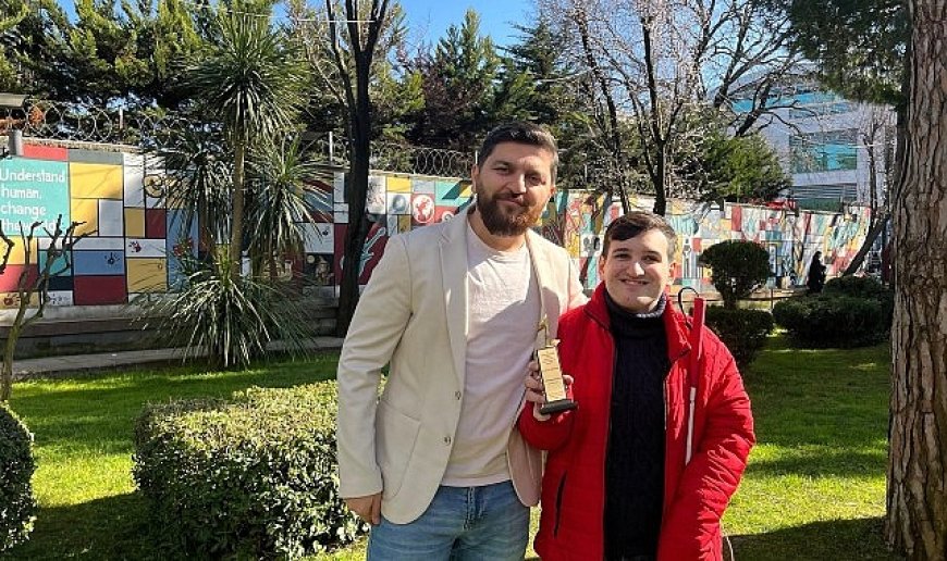 Üstün Başarı Ödüllü Serdar Karan:   “Engelim ödül almama engel olmadı!”