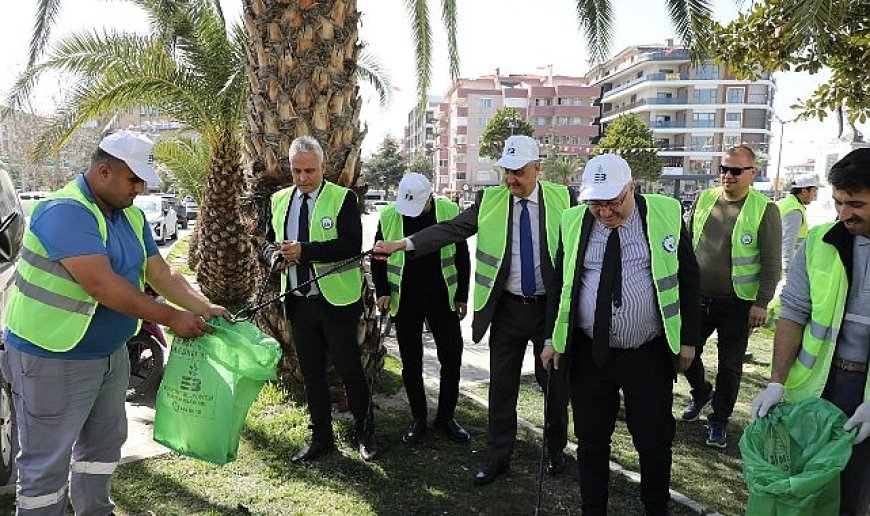 Edremit belediyesi sigara izmariti toplama kampanyası başlattı