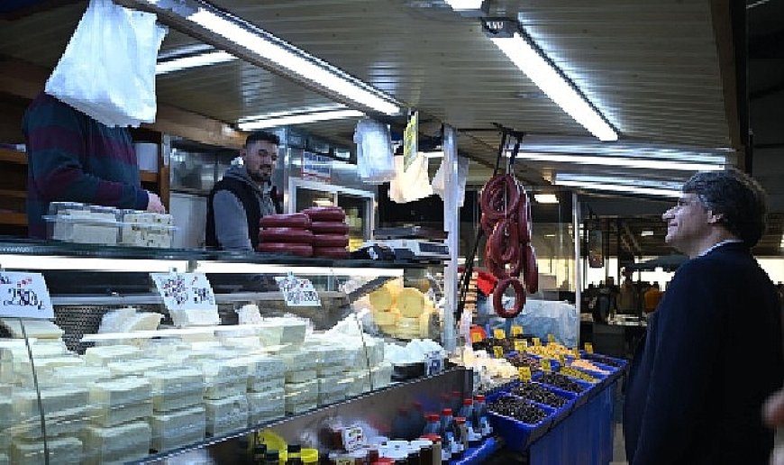 Başkan kocaman’dan pazar ziyareti 