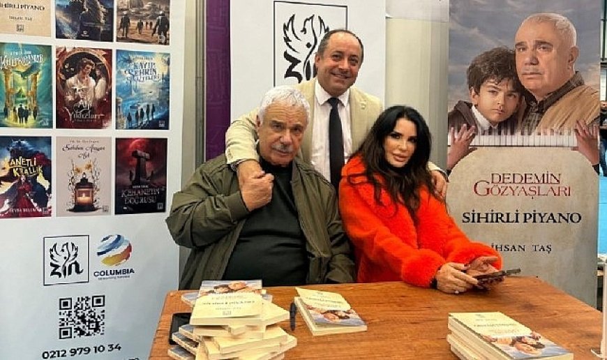 Usta İsimler TÜYAP'ta Buluştu: Serpil Çakmaklı ve Halil Ergün, İhsan Taş'ı Yalnız Bırakmadı