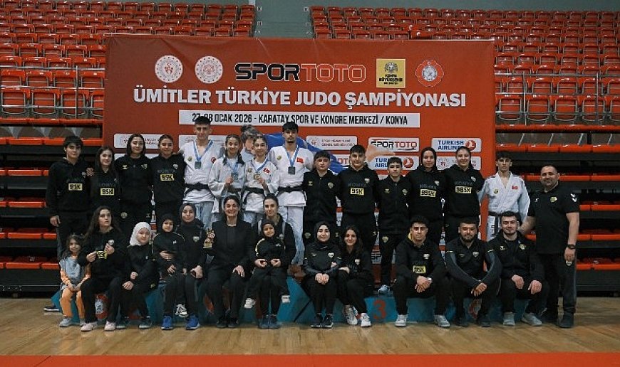 Konya Büyükşehir Ümitler Judo Takımı Türkiye İkincisi Oldu