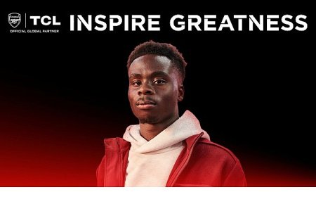 Arsenal’in yıldız futbolcusu Bukayo Saka, TCL’in yeni marka elçisi oldu