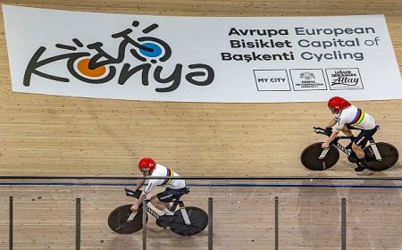 Bir Konya Veledromu Geleneği: Sabah Seansı Dünya Rekorlarıyla Başladı