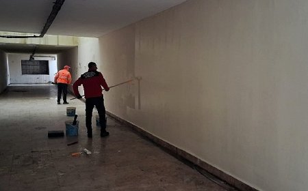 Gebze Erenler Caddesi alt geçidine kapsamlı bakım