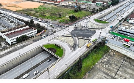 Gebze Feniş Kavşağı’nda trafik rahat ve akıcı