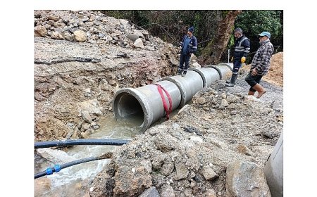 Alanya’da tıkanan menfezler Büyükşehir ekiplerince açıldı
