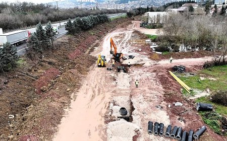 Alikahya TEM Bağlantı Yolu’nda çalışmalar tam gaz