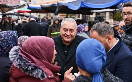 Başkan Özarslan’dan Ayvalı Semt Pazarı’na Ziyaret