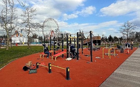 İzmit Millet Bahçesi yeni spor alanlarına kavuştu