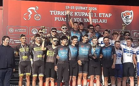 Büyükşehirli Bisikletçiler Türkiye Kupası 1. Etap Puanlı Yol Yarışlarında İkinci Oldu
