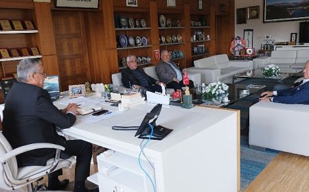 Tıraş’tan Başkan Topaloğlu’na ziyaret