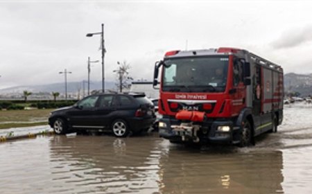 Ege kıyılarında basınç 991 mb’a düştü, deniz 85 santimetre yükseldi