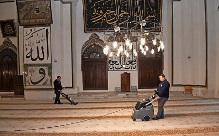Ulu Camii Ramazan Teravihlerine Hazır