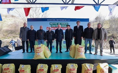 Büyükakın: “Çiftçimizin, üreticimizin  her zaman yanındayız”