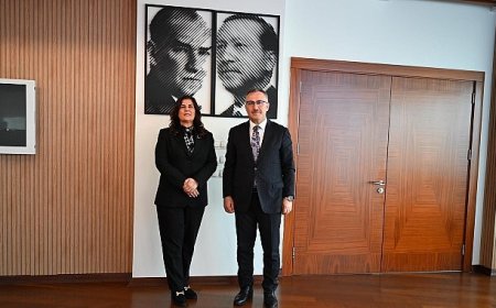 Başkan Çerçioğlu’na Merkez Disiplin Kurulu Başkanı Sarı’dan Ziyaret