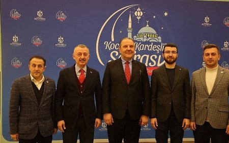 Başkan Büyükakın, iftarda Kuzey Makedonya’daydı