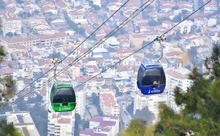 Balçova Teleferik Tesisleri’nde bakım zamanı