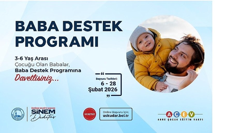 Üsküdar Belediyesi “Baba Destek Programı”nı Faaliyete Geçiriyor