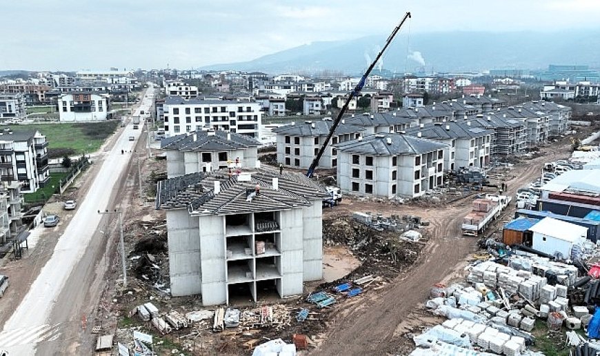 Kartepe Kent Konut Evleri’nde ilerleme yüzde 51