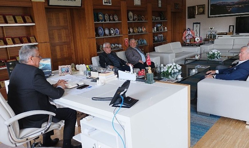 Tıraş’tan Başkan Topaloğlu’na ziyaret