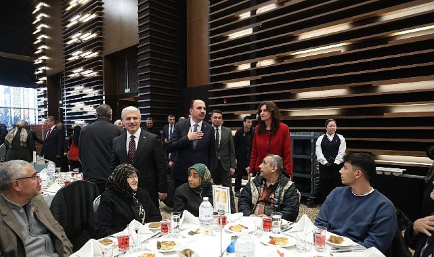 Konya’daki Şehit Aileleri, Gaziler ve Gazi Yakınları "Büyük Aile Sofrası"nda Buluştu