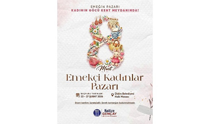 Emekçi Kadınlarımız Ürünlerini Didimlilerle Buluşturacak