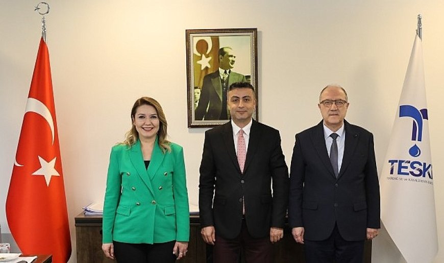 "Tekirdağ Büyükşehir Belediye Başkanı Candan Yüceer ve TESKİ Genel Müdürü Dr. Onur Özgül’e Ziyaret