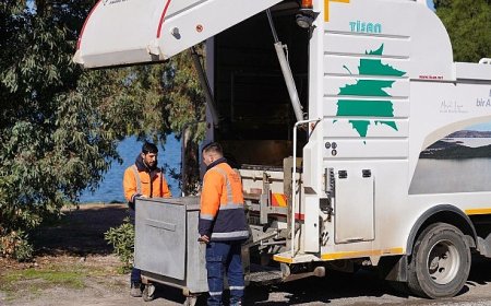 Ayvalık’ta Konteynerler Yaz Öncesi Dezenfekte Ediliyor...