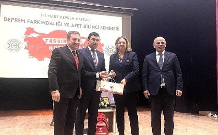 Deprem Haftası’nda farkındalık semineri