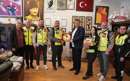 RİEDER Kulübü’nden Başkan İsmail Yetişkin’e teşekkür ziyareti