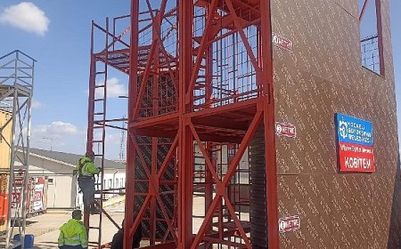 Büyükşehir personeline "yüksekte çalışma" eğitimi