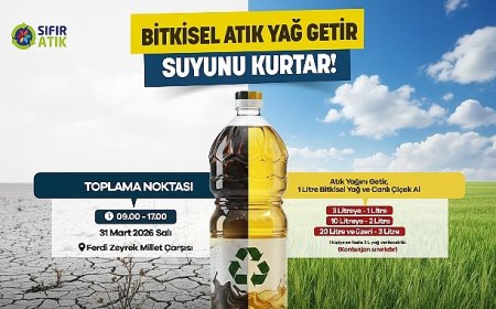 Manisa Büyükşehir’den Atık Yağını Getir Doğanı Koru Çağrısı