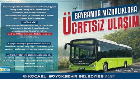 Ramazan Bayramı’nda toplu ulaşım ücretsiz