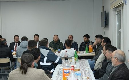 Başkan Çırpanoğlu, Kazanbel Beton Çalışanlarıyla İftar Sofrasında Buluştu